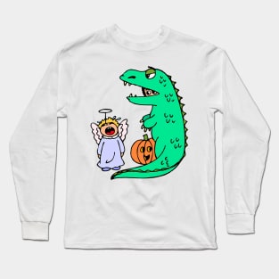 Halloween costume dinosaur Long Sleeve T-Shirt